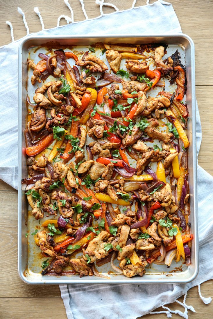 Sheet pan fajitas
